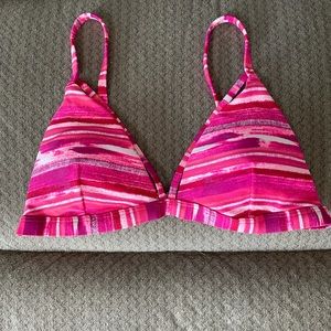 Pink holster bathing suit top
